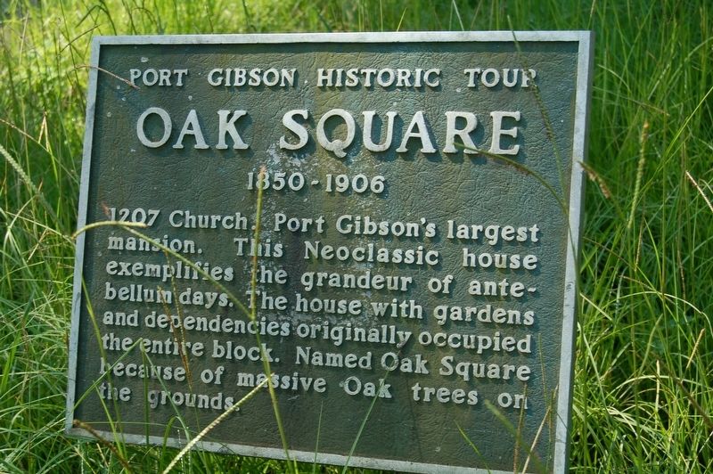 Oak Square Marker image. Click for full size.