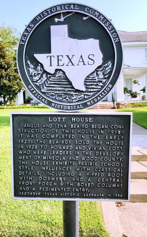 Lott House Marker image. Click for full size.