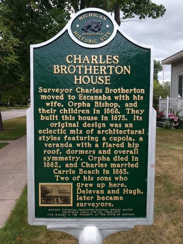 Charles Brotherton / Charles Brotherton House Marker image. Click for full size.