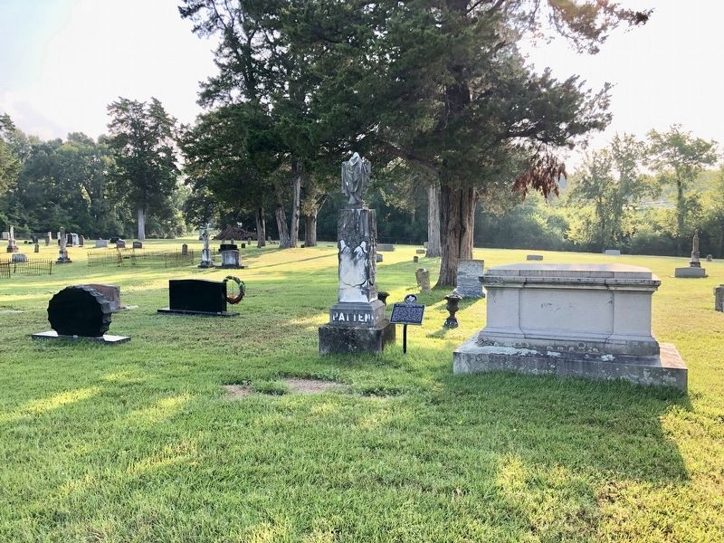 Dr. Adolphus Leander Patten gravesite & marker image. Click for full size.