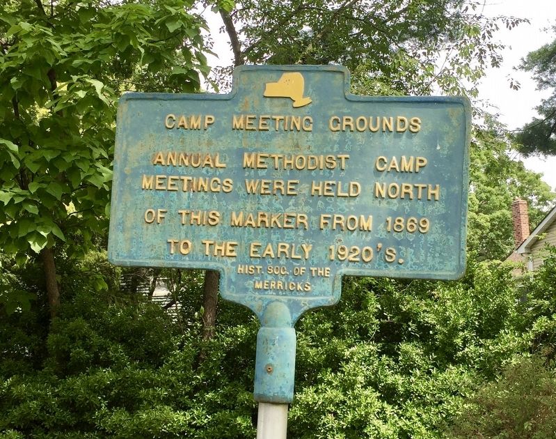 Camp Meeting Grounds Marker image. Click for full size.