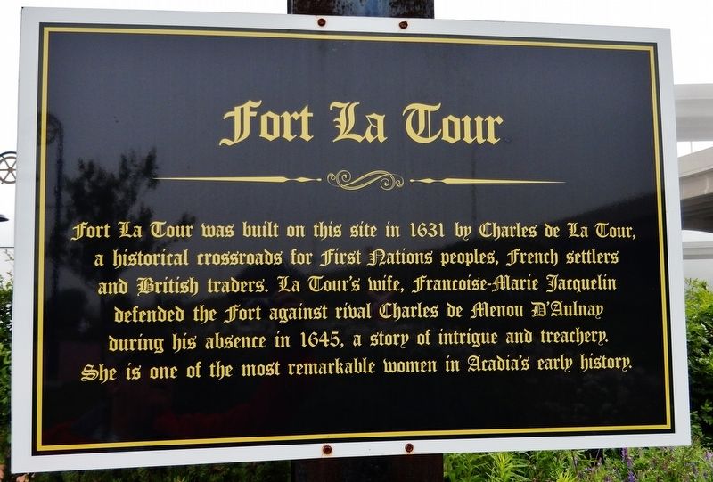 Fort La Tour Marker image. Click for full size.