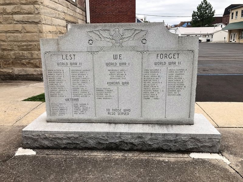 Lest We Forget Marker. Click for full size. Lest We Forget Marker image. Click for full size.