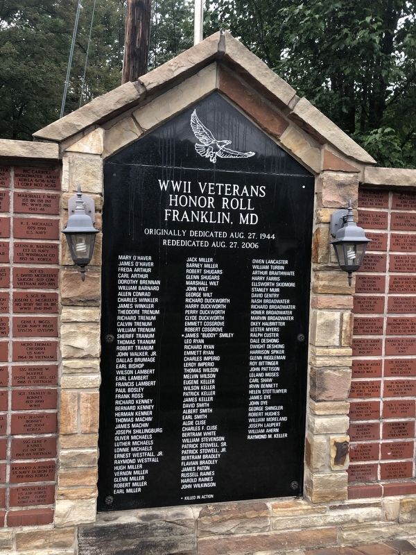 Veterans Memorial. Click for full size. Veterans Memorial image. Click for full size.