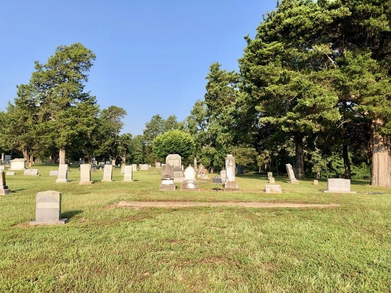 John Creighton Buchanan Marker at the Cedars Memorial Gardens cemetery. image. Click for full size.