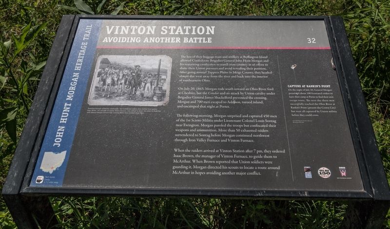 Vinton Station Interpretive Panel. Click for full size. Vinton Station Interpretive Panel image. Click for full size.
