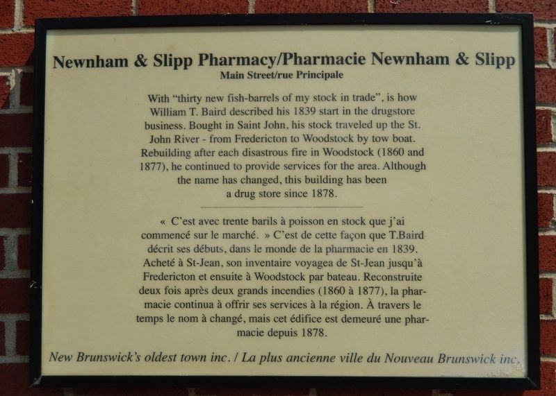 Newnham & Slipp Pharmacy / Pharmacie Newnham & Slipp Marker image. Click for full size.