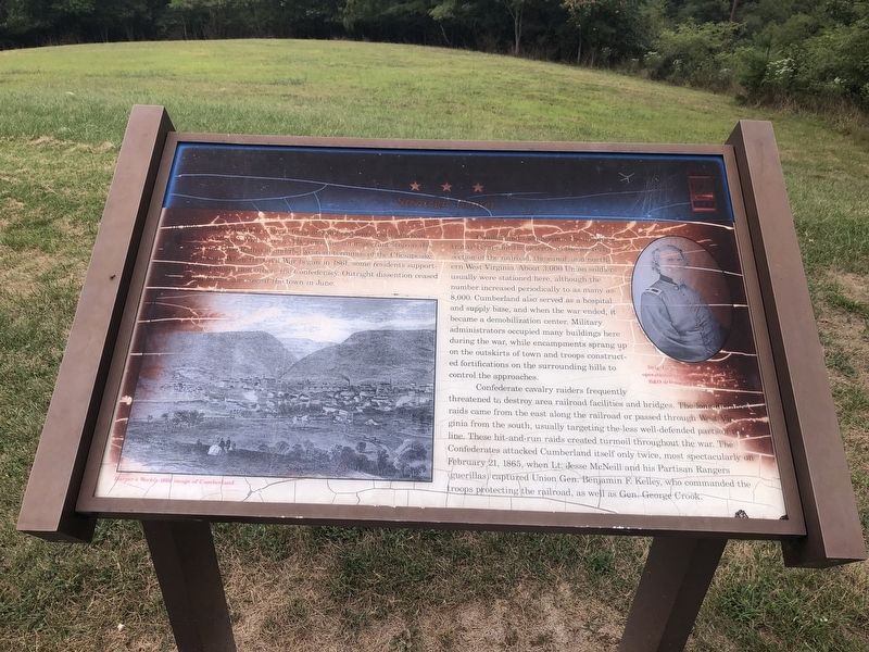 Cumberland Marker in damaged condition, September 2019 image. Click for full size.