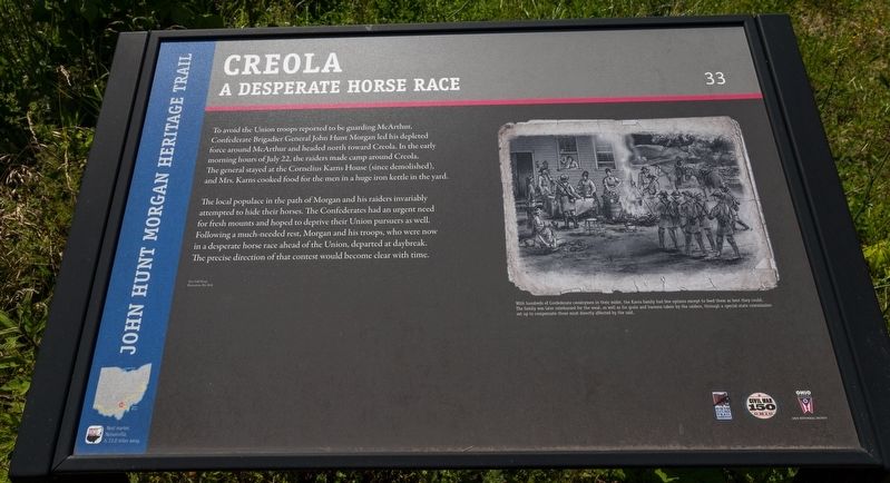 Creola Marker. Click for full size. Creola Marker image. Click for full size.
