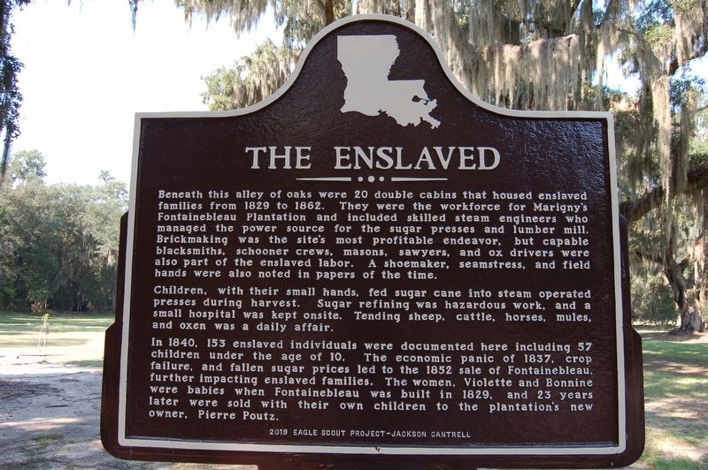 The Enslaved Marker. Click for full size. The Enslaved Marker image. Click for full size.