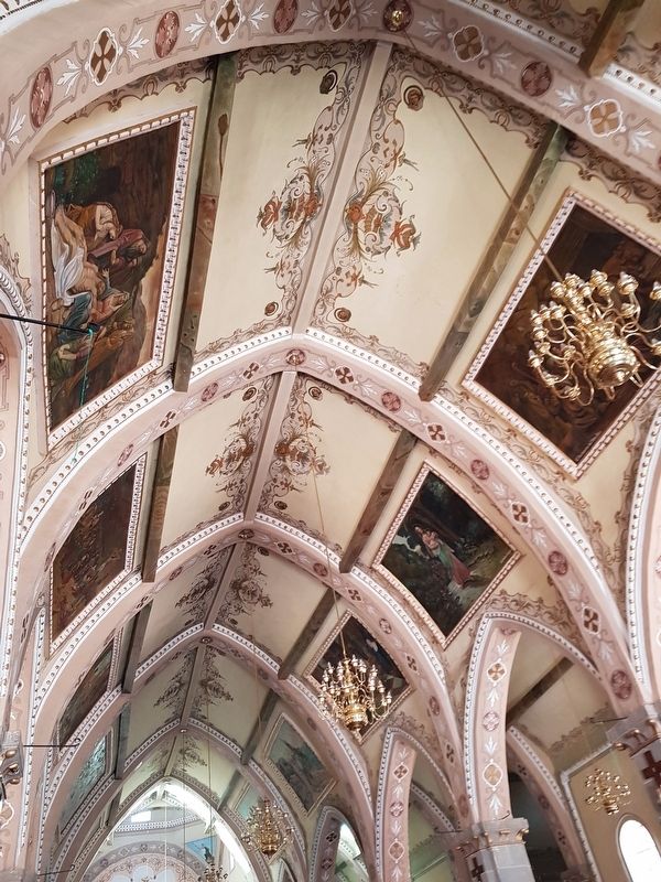 Interior of Parish and Ex Convent of San Miguel Arcángel. Click for full size. Interior of Parish and Ex Convent of San Miguel Arcángel image. Click for full size.