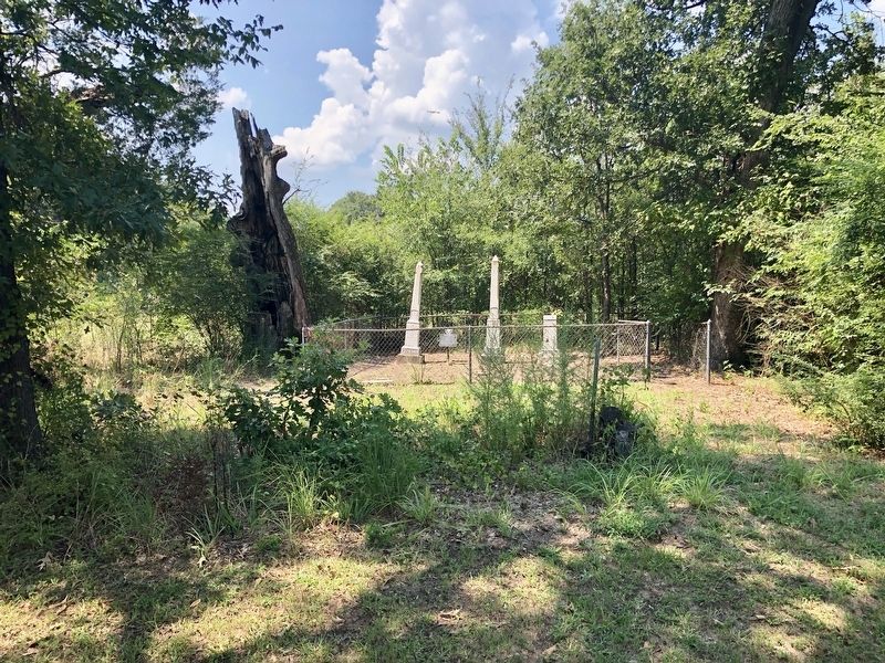 Area photo of Ambrose Fitzgerald's gravesite. image. Click for full size.