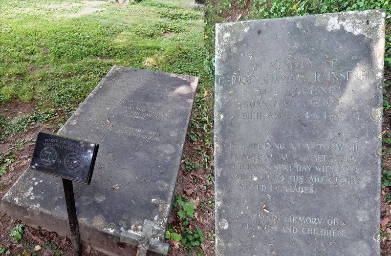 St. Peter's Anglican Church Cemetery<br>Captain Charles Rainsford Tomb image. Click for full size.