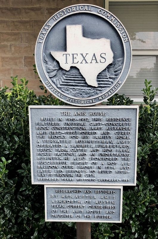 The Amis House Marker image. Click for full size.