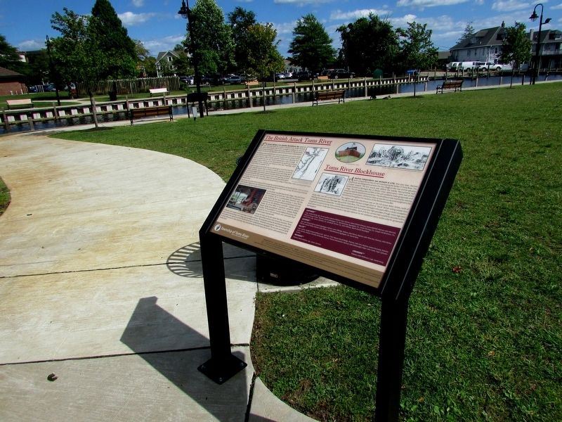The British Attack Toms River Marker image. Click for full size.