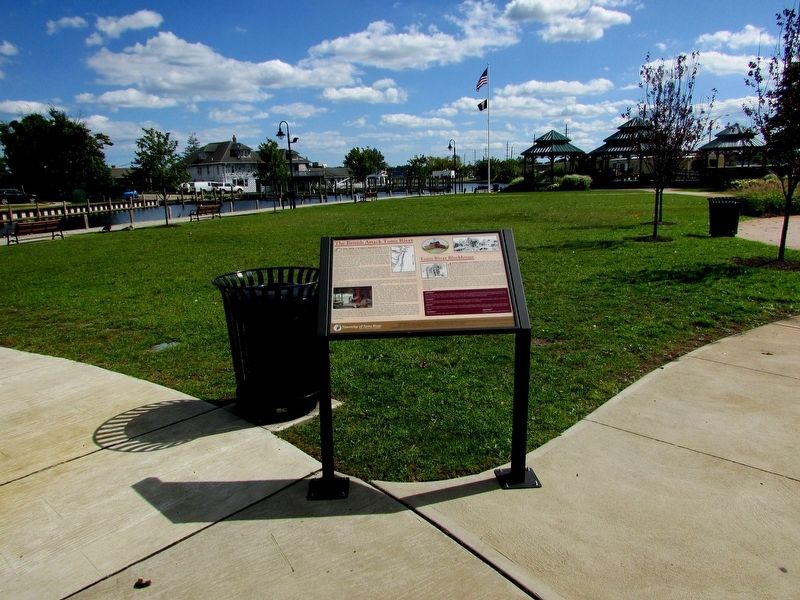 The British Attack Toms River Marker image. Click for full size.