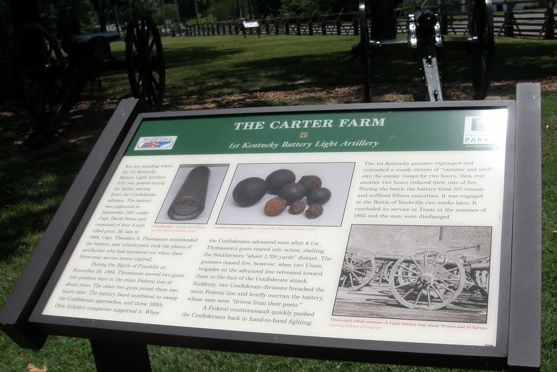 The Carter Farm Marker image. Click for full size.