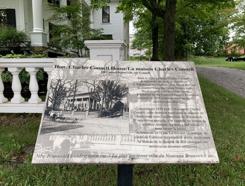 Hon. Charles Connell House Marker image. Click for full size.