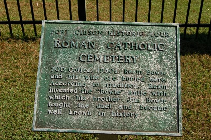 Roman Catholic Cemetery Marker image. Click for full size.