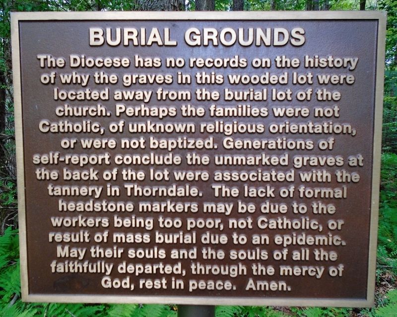 Burial Grounds Marker image. Click for full size.