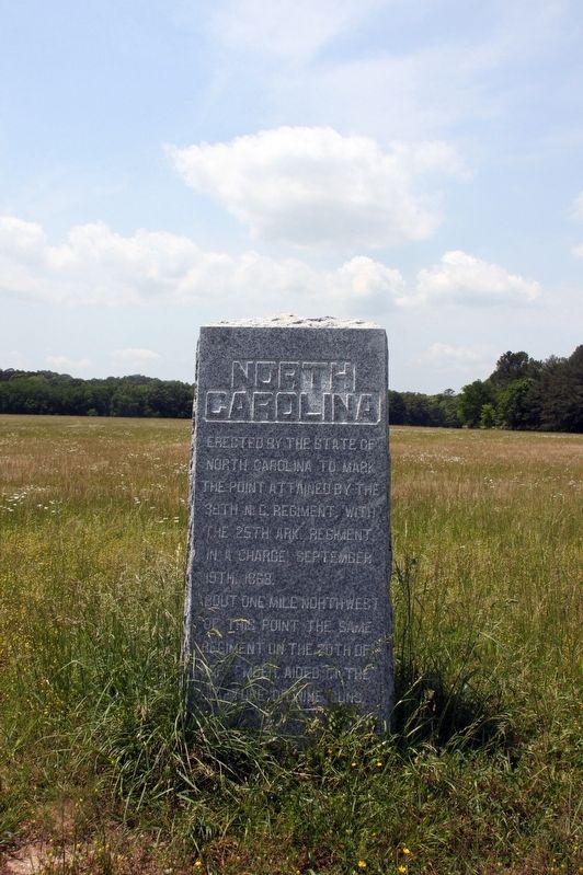 39th North Carolina Infantry Marker. Click for full size. 39th North Carolina Infantry Marker image. Click for full size.