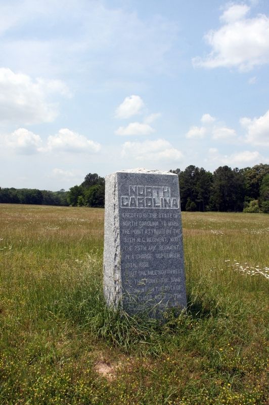 39th North Carolina Infantry Marker. Click for full size. 39th North Carolina Infantry Marker image. Click for full size.