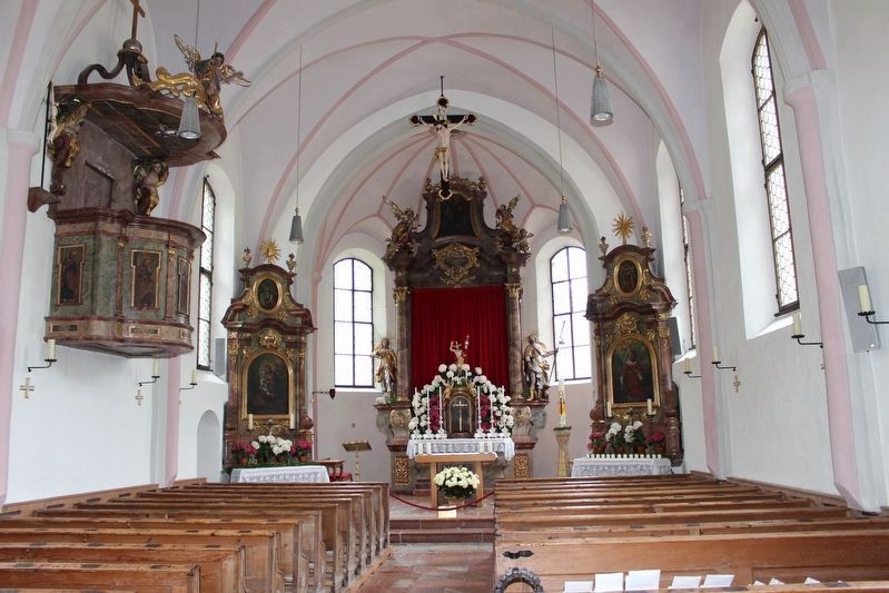 Pfarrkirche St. Sebastian Interior. Click for full size. Pfarrkirche St. Sebastian Interior image. Click for full size.