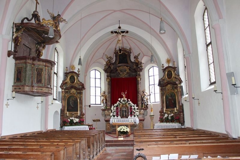 Pfarrkirche St. Sebastian Interior image. Click for full size.
