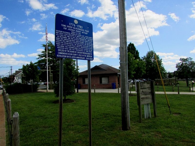 Toms River Blockhouse Fight Marker image. Click for full size.