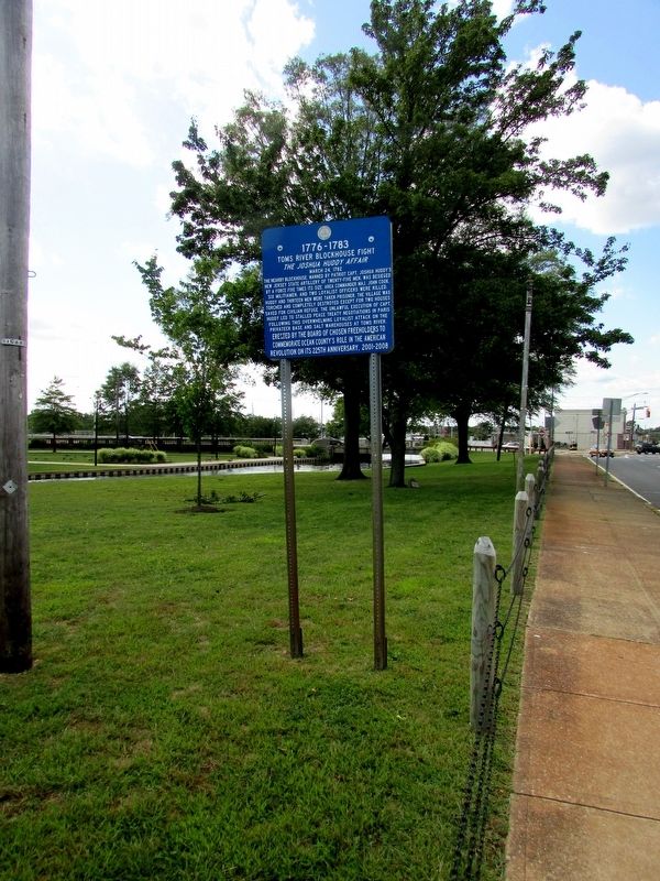 Toms River Blockhouse Fight Marker image. Click for full size.