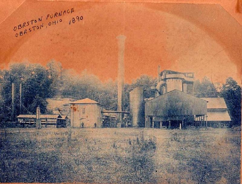 Obrston Furnace, Obrston, Ohio image. Click for full size.