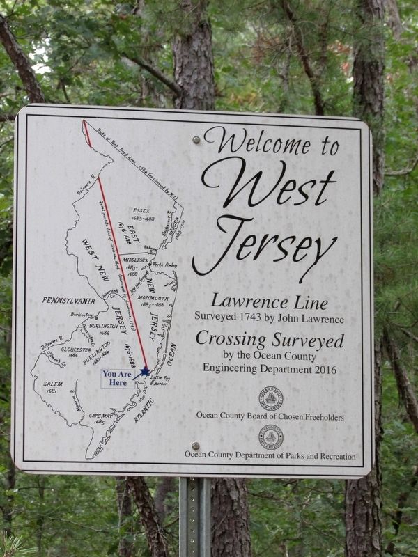 Welcome to West Jersey Marker image. Click for full size.