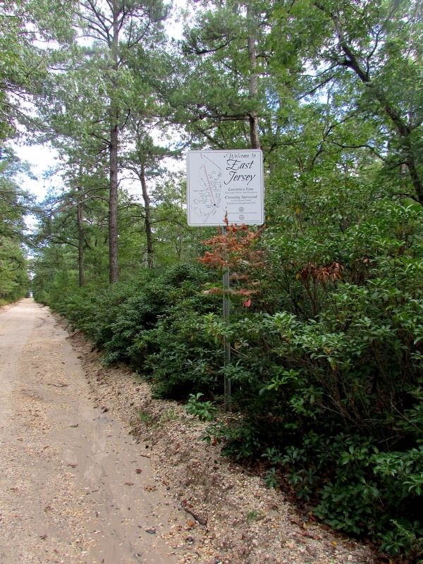 Welcome to East Jersey Marker image. Click for full size.