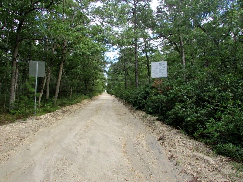 Marker on Old Cedar Bridge Road image. Click for full size.