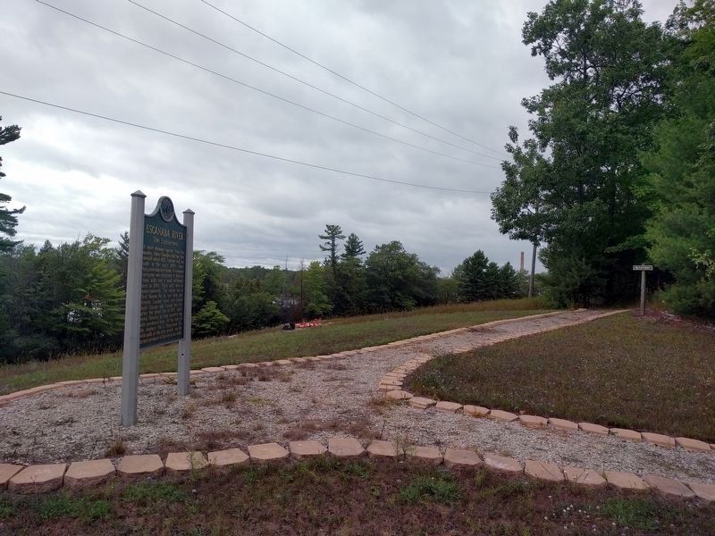 Escanaba River Marker image. Click for full size.