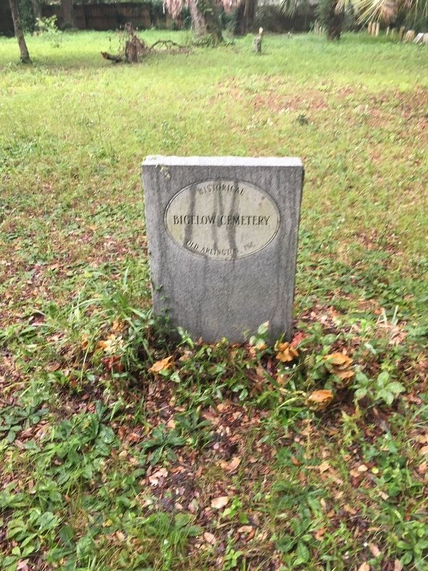 Historic Bigelow cemetery Marker. Click for full size. Historic Bigelow cemetery Marker image. Click for full size.
