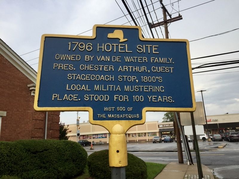 1796 Hotel Site Marker. Click for full size. 1796 Hotel Site Marker image. Click for full size.
