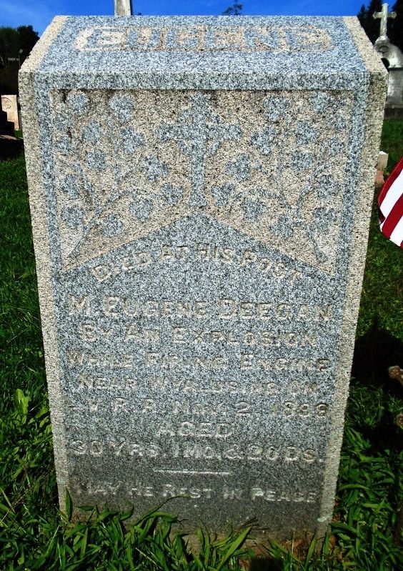 M. Eugene Deegan Grave Marker image. Click for full size.