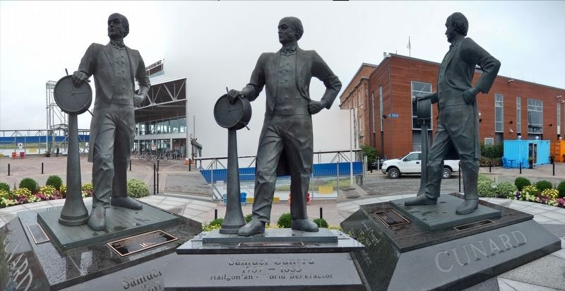 Samuel Cunard Statue (<i>3 perspectives</i>). Click for full size. Samuel Cunard Statue (<i>3 perspectives</i>) image. Click for full size.