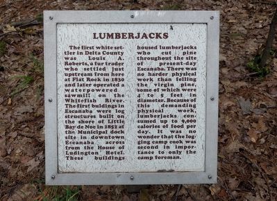 Lumberjacks Marker image. Click for full size.