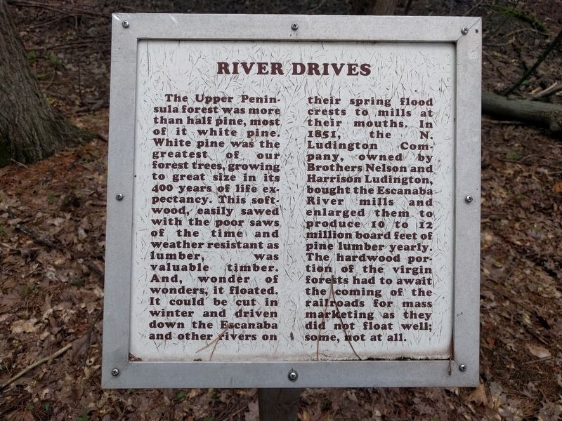 River Drives Marker image. Click for full size.