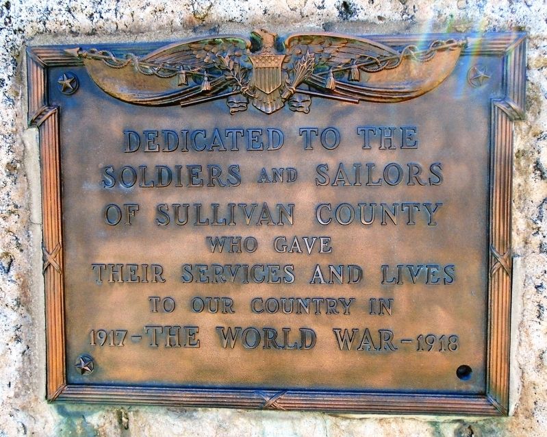 World War Memorial. Click for full size. World War Memorial image. Click for full size.