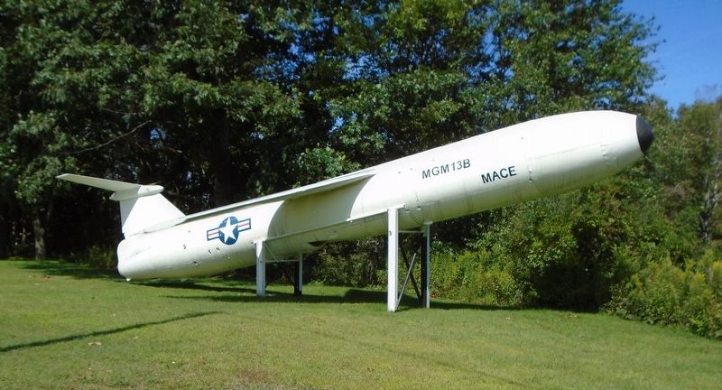 MGM13B Mace Missile Near Veterans Memorial image. Click for full size.
