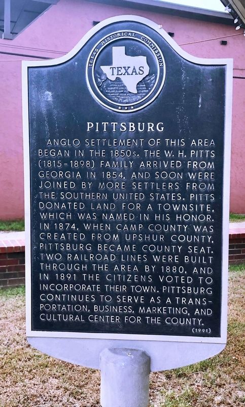 Pittsburg Marker image. Click for full size.