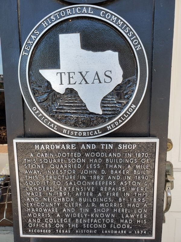 Hardware and Tin Shop Marker image. Click for full size.