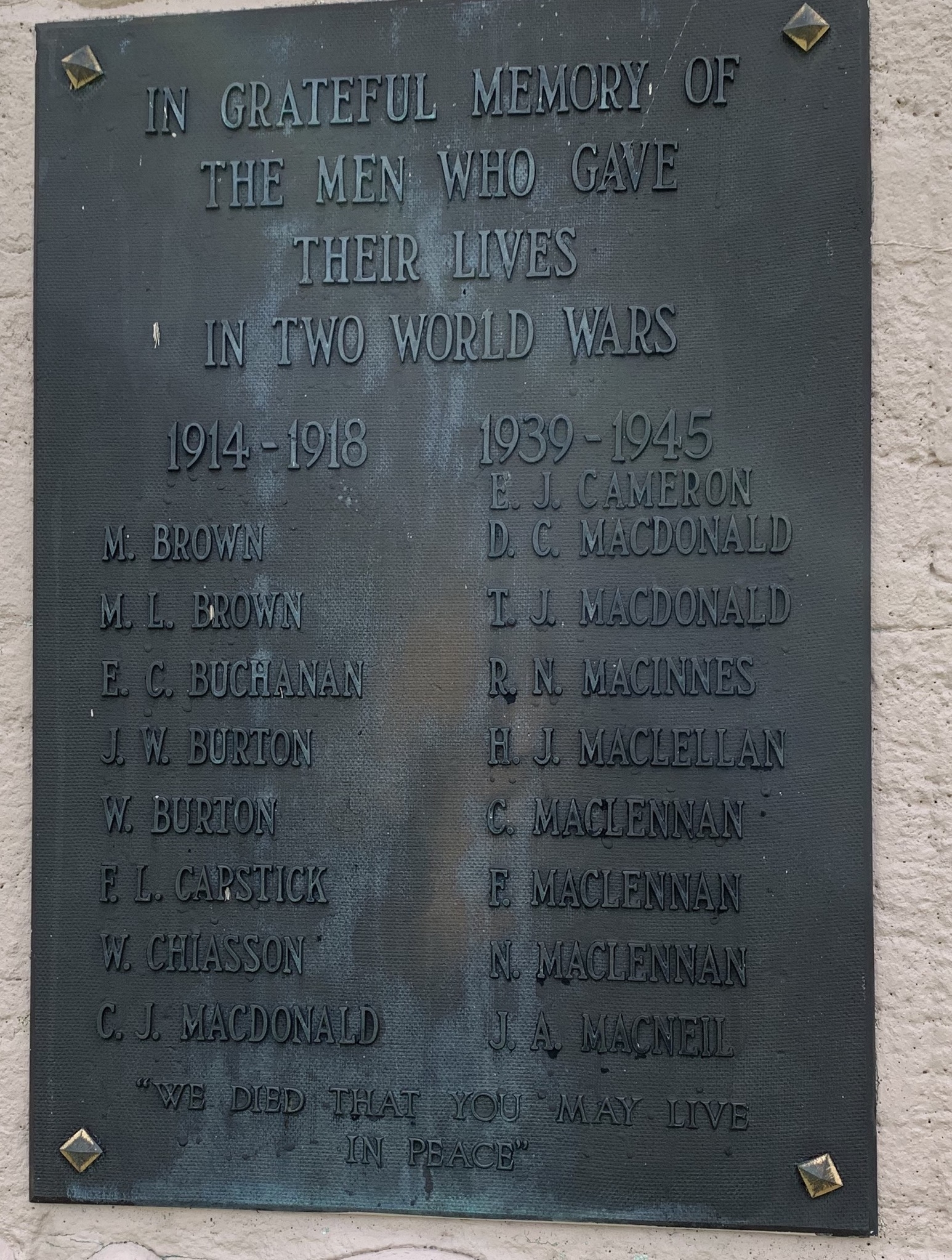 South Harbour War Memorial