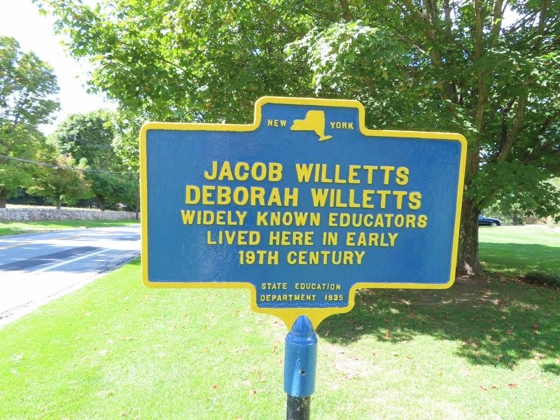 Jacob Willetts  Deborah Willetts Marker image. Click for full size.