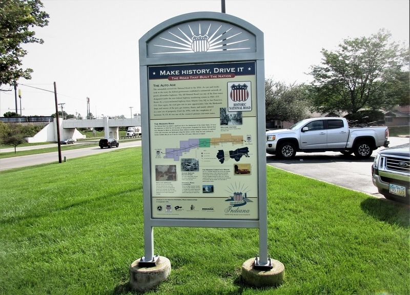 Historic National Road Marker image. Click for full size.