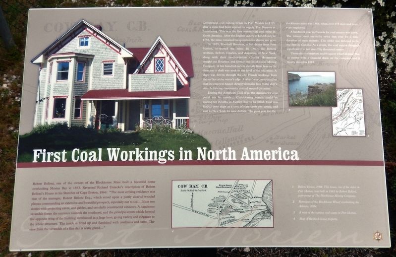 The First Coal Workings in North America Marker image. Click for full size.