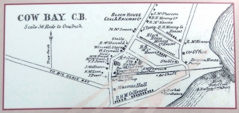 Marker detail: Map of the block house property image. Click for full size.
